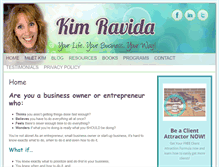 Tablet Screenshot of kimravida.com